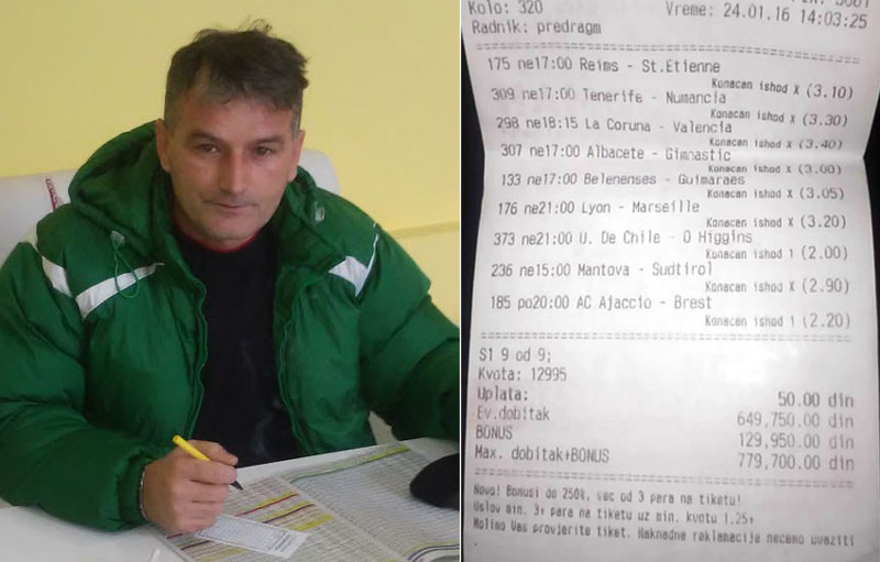 Уплатио 50, зарадио 579.000 динара