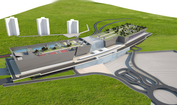 Граде пут из два правца