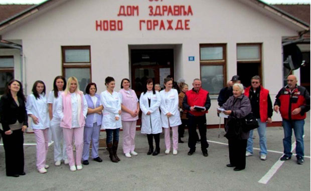 Ново Горажде: Катанац на дом здравља