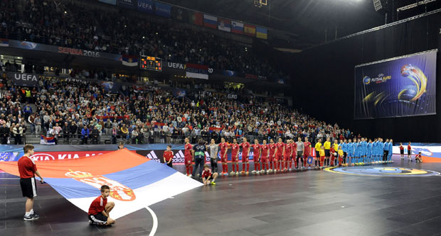 Спектакл на отварању ЕП у футсалу: У београдској “Арени” оборен рекорд из Загреба