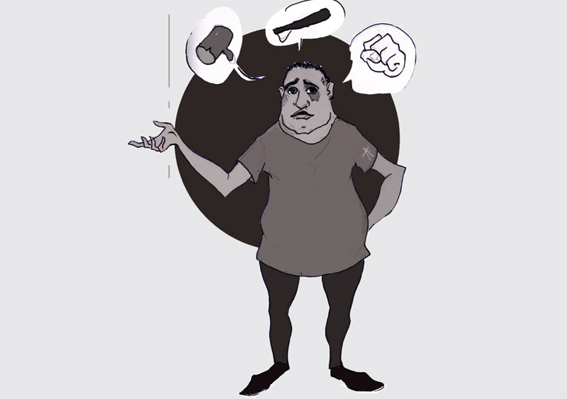 Нису ме данас тукли, него јуче