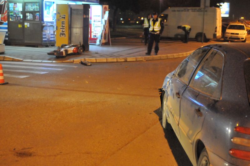 Краљево: Повређен мотоциклиста