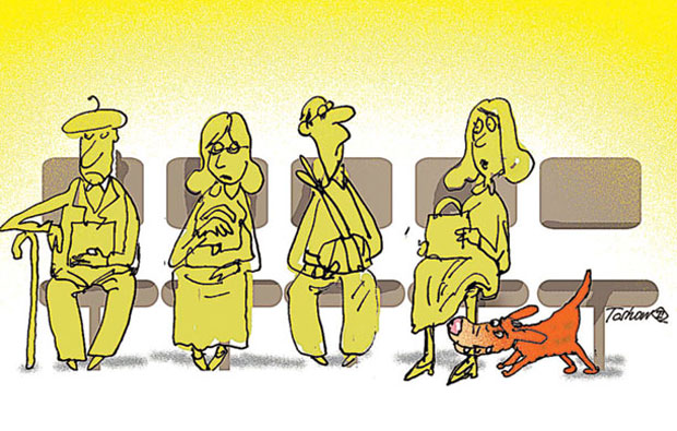 И пацијенти би гризли, али само од муке