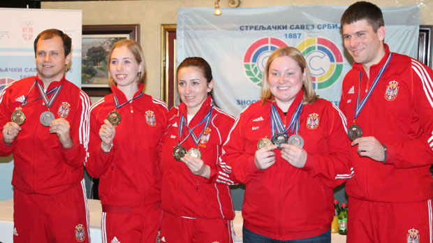Српски стрелци се вратили са ЕП: Медаље сијају до Рија