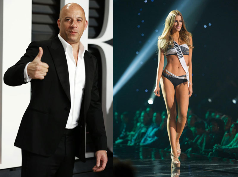 Мис Колумбије уз Вина Дизела