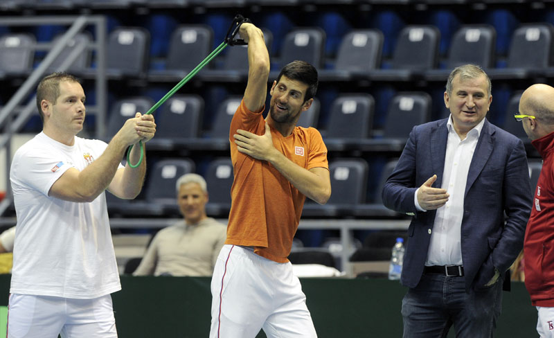 ДК: Ђоковић први на терену у петак