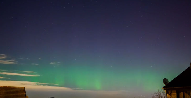 Поларна светлост у Британији и Немачкој (ВИДЕО)
