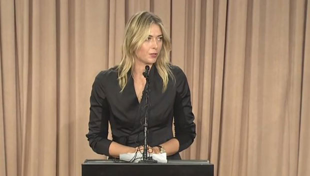 Шарапова пала на допинг тесту: Прихватам пуну одговорност (ВИДЕО)