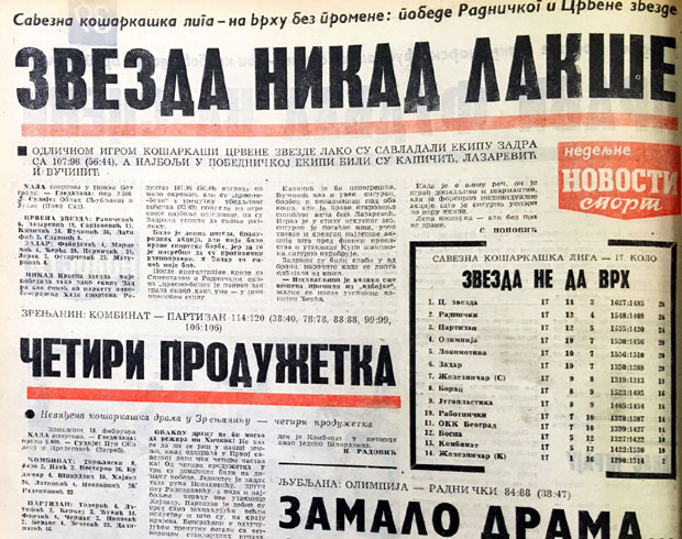 Далипагићева ноћ у Зрењанину за Партизанова четири продужетка