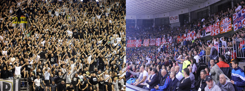 АБА лига: Партизан најгледанији домаћин, Звезда привукла највише навијача на гостовању