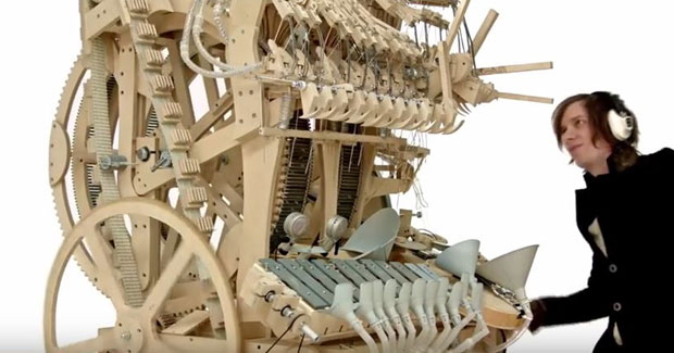 Необична музичка машина од кликера (ВИДЕО)