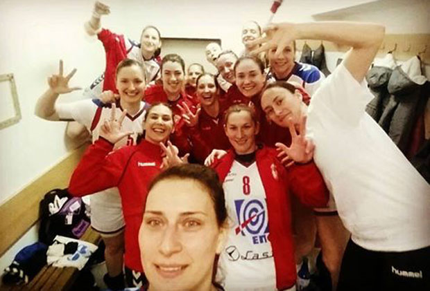 Заслужено бурно славље рукометашица у Злину