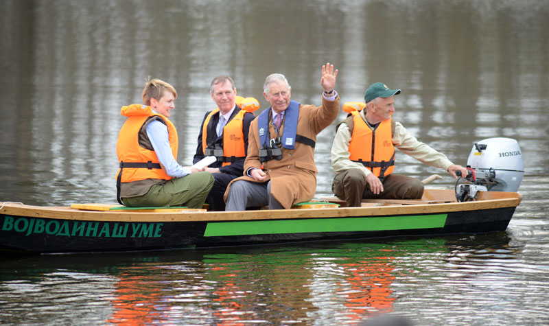 Принц уживао у ракији и вожњи чамцем по Ковиљском риту