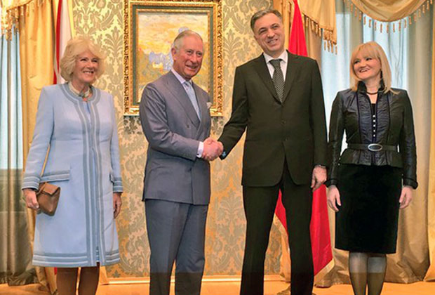 Добродошлица принцу Чарлсу у Цетињу