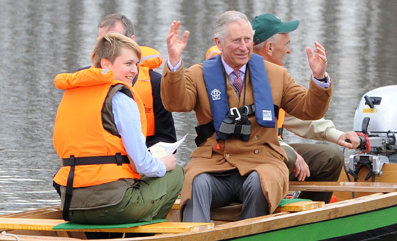 Принц Чарлс У Ковиљском риту се дивио родама и чапљама