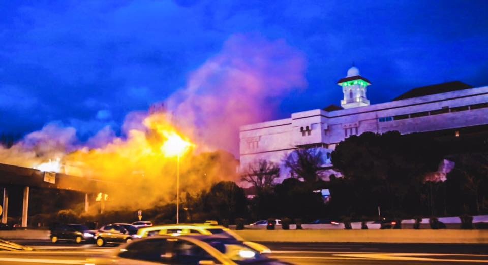 Бачене димне бомбе код џамије у Мадриду