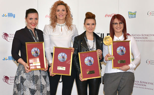 Фрајлама плакета и златни диск за најпродаванији албум 