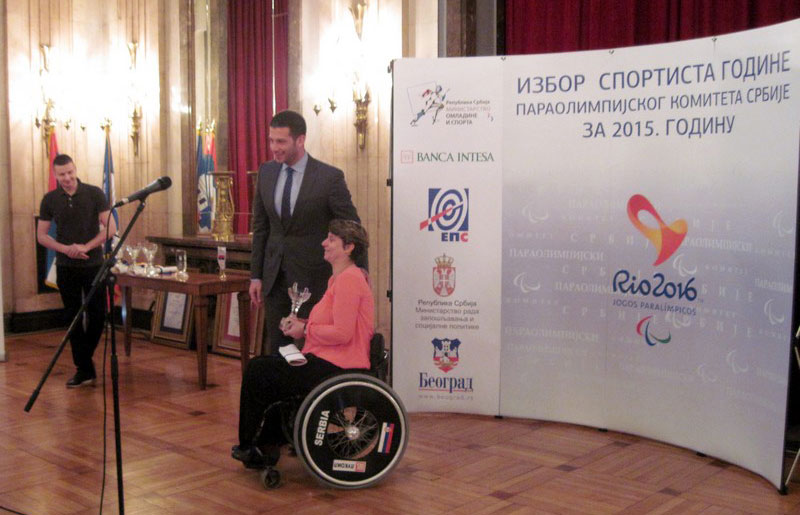 Стонотенисерка нови српску заставу на Параолимпијским играма