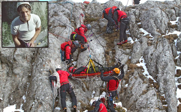 Мокра стена кобна за алпинисту