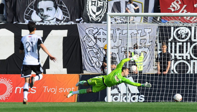 Преокрет Партизана после постројавања