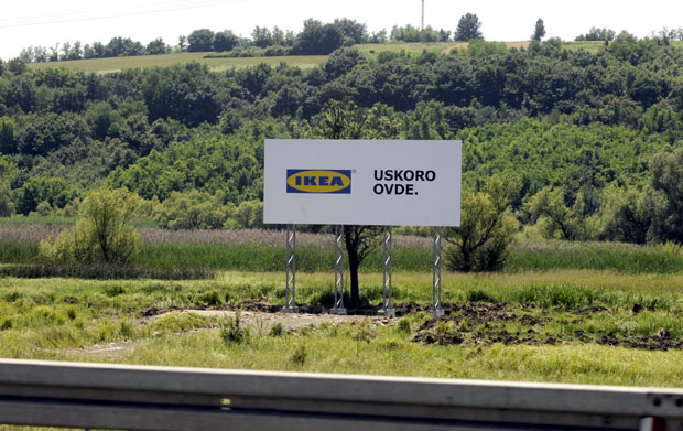 Камен темељац за Икеу у Београду 14. априла