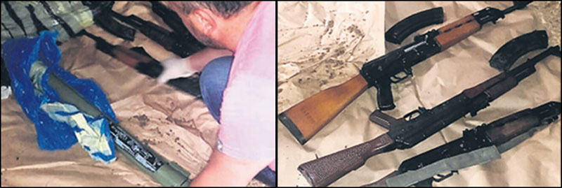 Котор: Пронађени оружје и мотоцикл