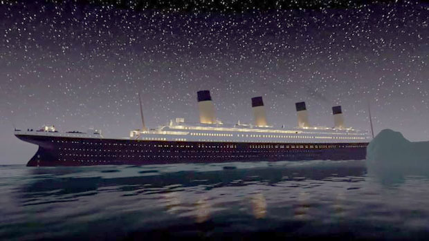 ВИДЕО: Потонуће Титаника у реалном времену
