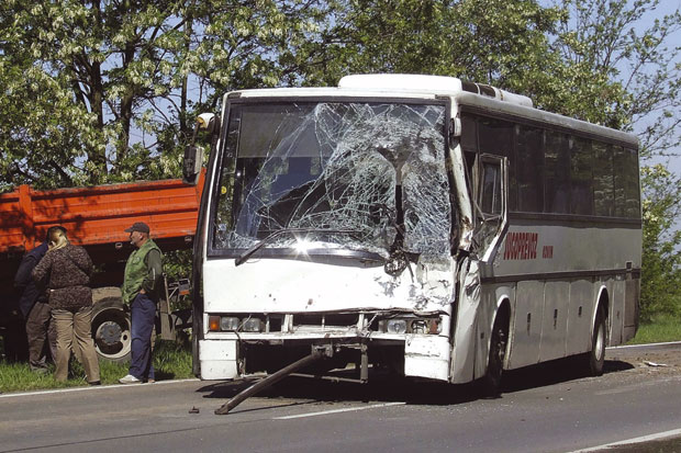 Путница после удеса: Стакло се потпуно сручило на нас!