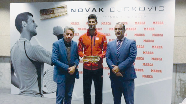 Ђоковићу признање Марка легенда: Могуће је освојити сва четири грен слема у сезони