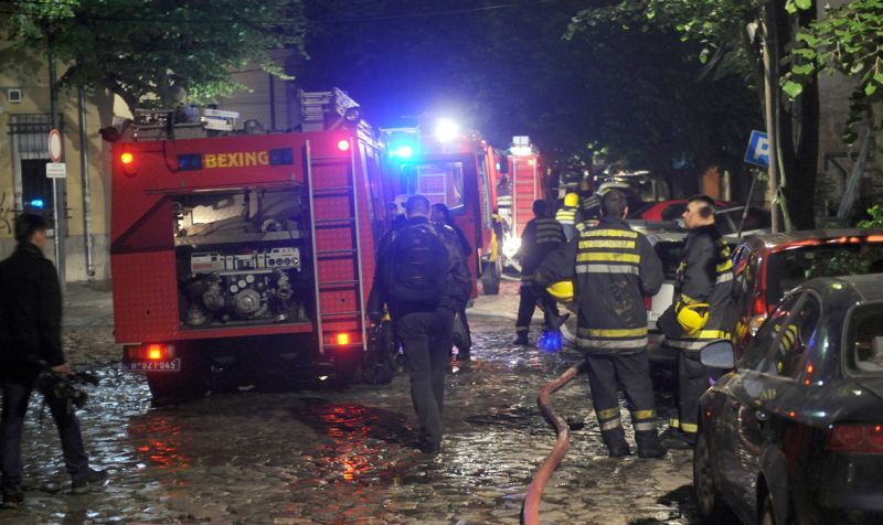 Горела барака на Косанчићевом венцу