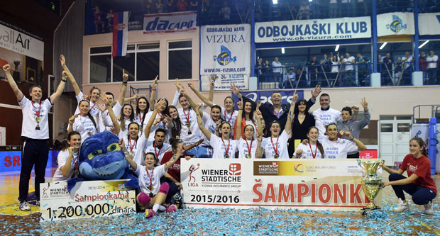 Трећа титула првака Србије за Визуру