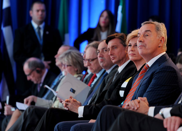 Председници Црне Горе, Хрватске и Словеније на форуму у Будви