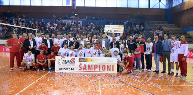 Одбојкаши Звезде освојили 12. титулу првака