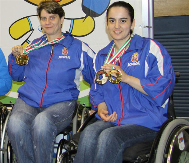 Стонотенисери са инвалидитетом одлични на СК: Србији четири медаље