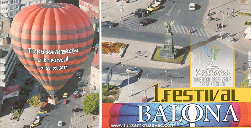 Међународни фестивал балона у Крушевцу од 20. до 22. маја