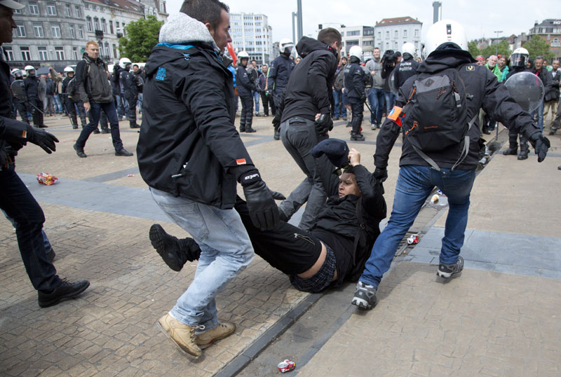 Белгија: 60.000 људи протестовало против реформи, сукоби са полицијом