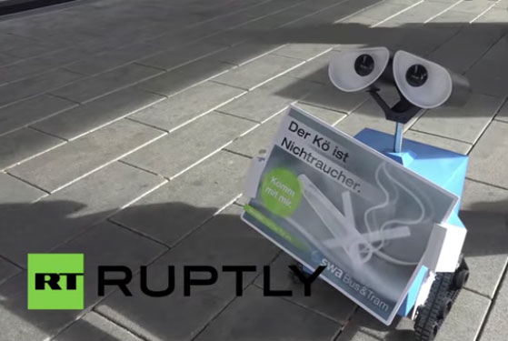 Робот против пушења или — како се у Немачкој боре против штетне навике (ВИДЕО)