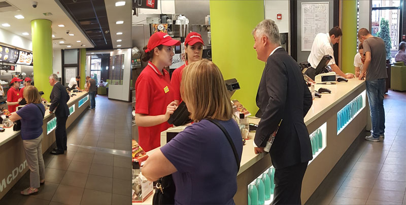 Шпијунка: Мекдоналдс као менза за Лазанског