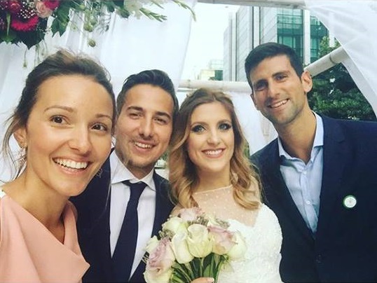 Новак Ђоковић у Београду, на свадби пријатеља