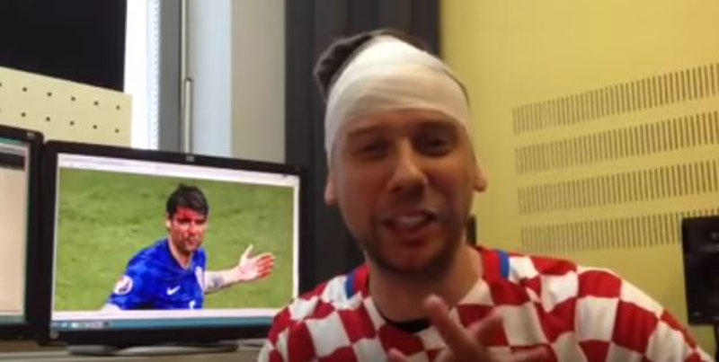 ВИДЕО: Духовита песничка подршка Ћорлуки и екипи на ЕП