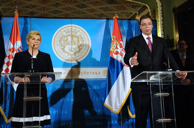 Вучић и Грабар Китаровић потписали Декларацију о унапређењу односа