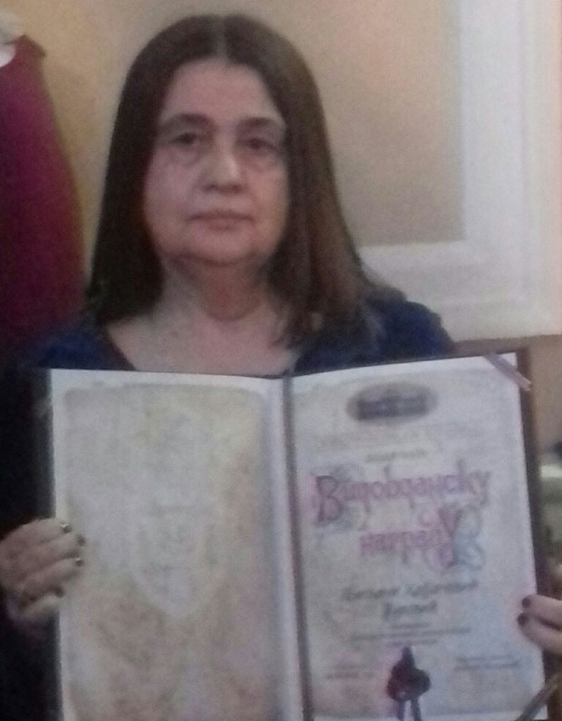 Љиљани Хајбановић - Ђуровић уручена Видовданска награда у Крушевцу