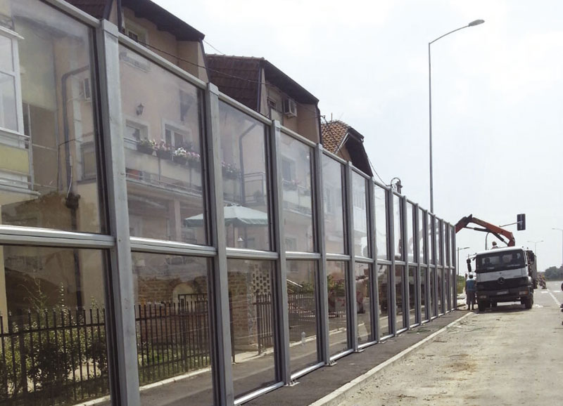 Заштитни зид у Банатској улици