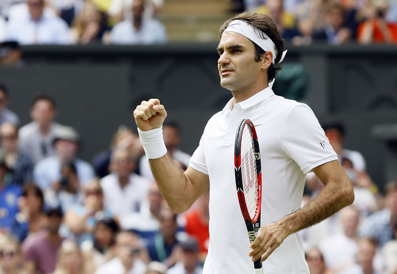 Федерер новим рекордом до Чилића, Квери у четвртфиналу