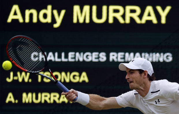 Вимблдон: Мареј преживео Цонгу, Бердих лако до полуфинала