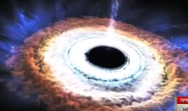 Супермасивна црна рупа гута звезду (ВИДЕО)