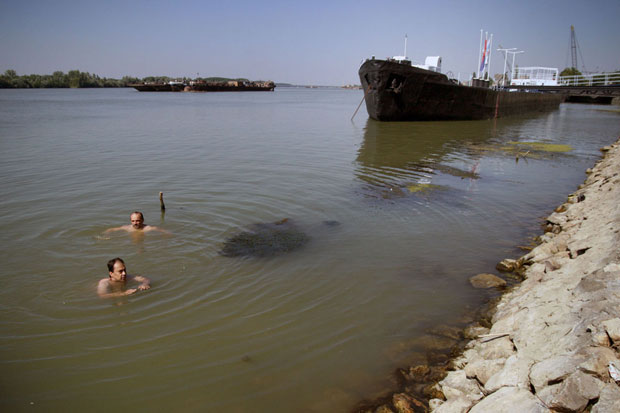 Град крај Дунава - без купалишта