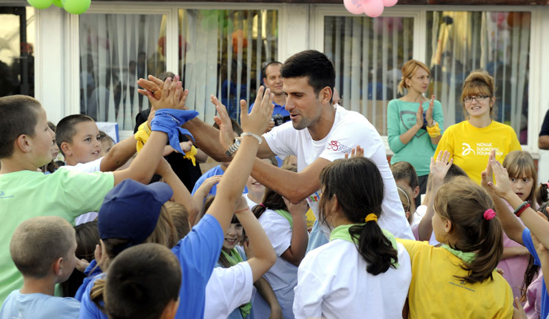 ВИДЕО: Новак се дружио са децом и открио по чему би волео да га памте