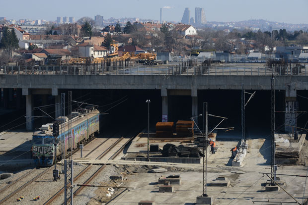 Грађевинци блокирали Прокоп