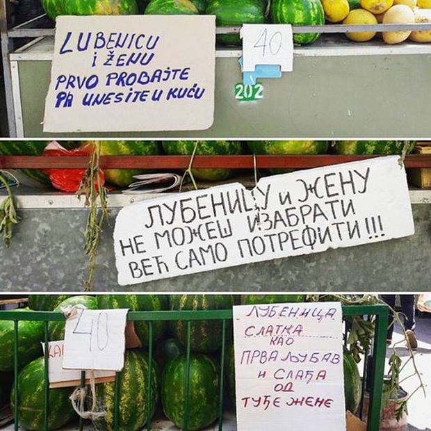 ФОТО: Лубеница слађа од туђе жене

